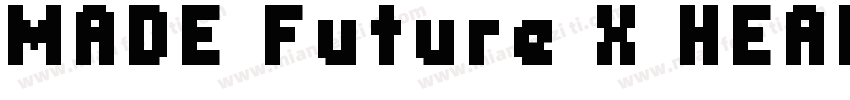 MADE Future X HEADER字体转换